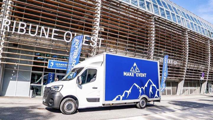 Camionnette de MAKE EVENT Grenoble